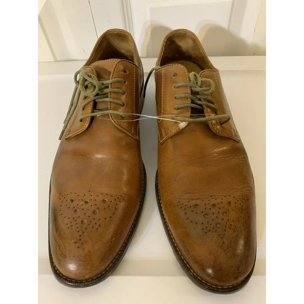 Joseph Abboud Oxfords Men’s Sz 9D Brown‎ Leather Dress Shoes